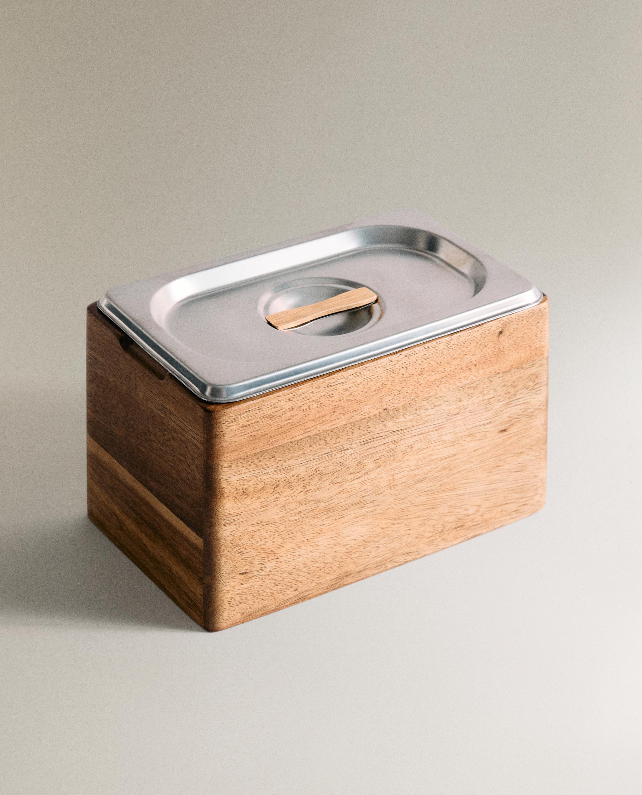 STEEL WOODEN ICE CREAM CONTAINER product thumbnail 6
