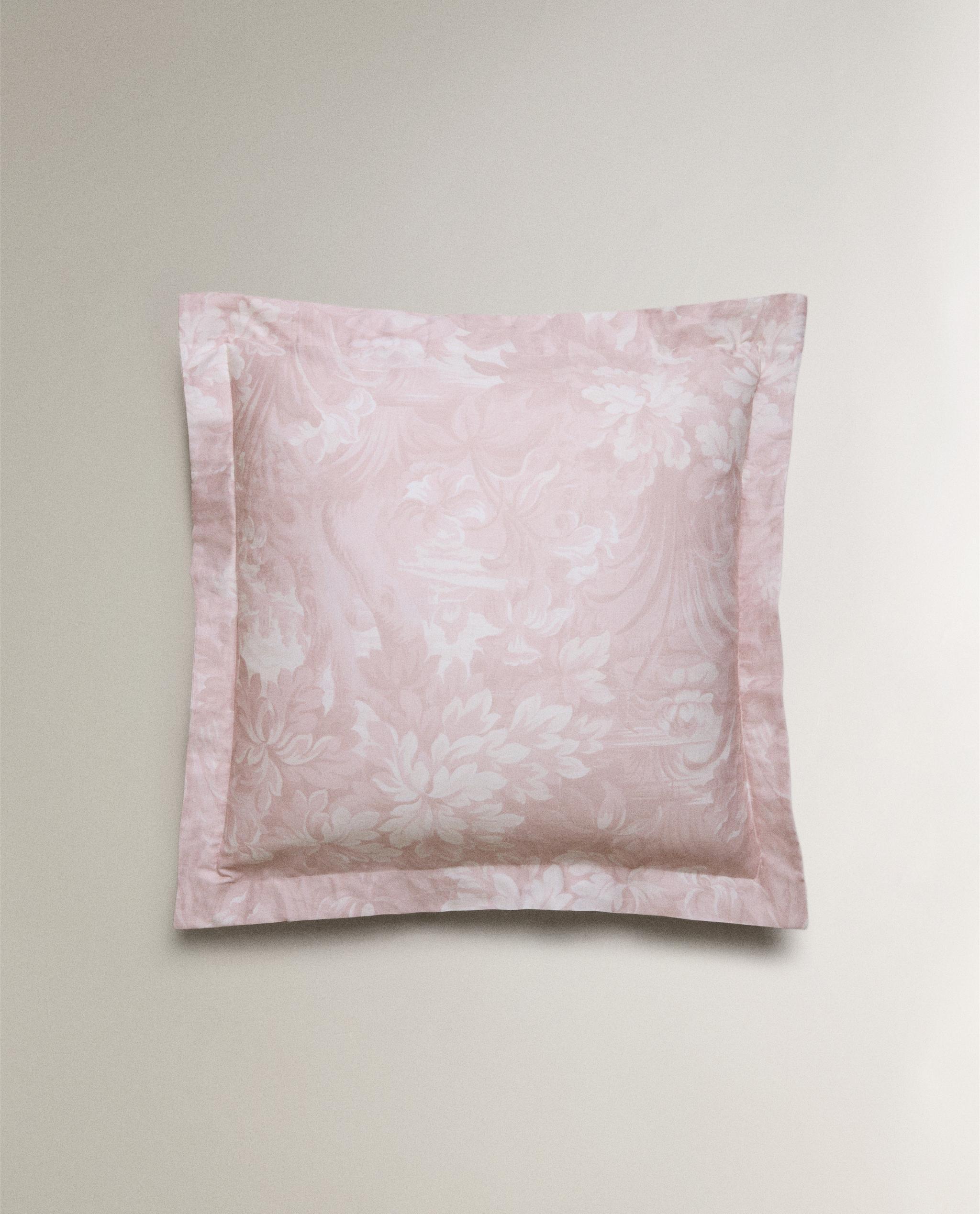 PILLOWCASE WITH FLORAL AND BRANCH PRINT product thumbnail 3
