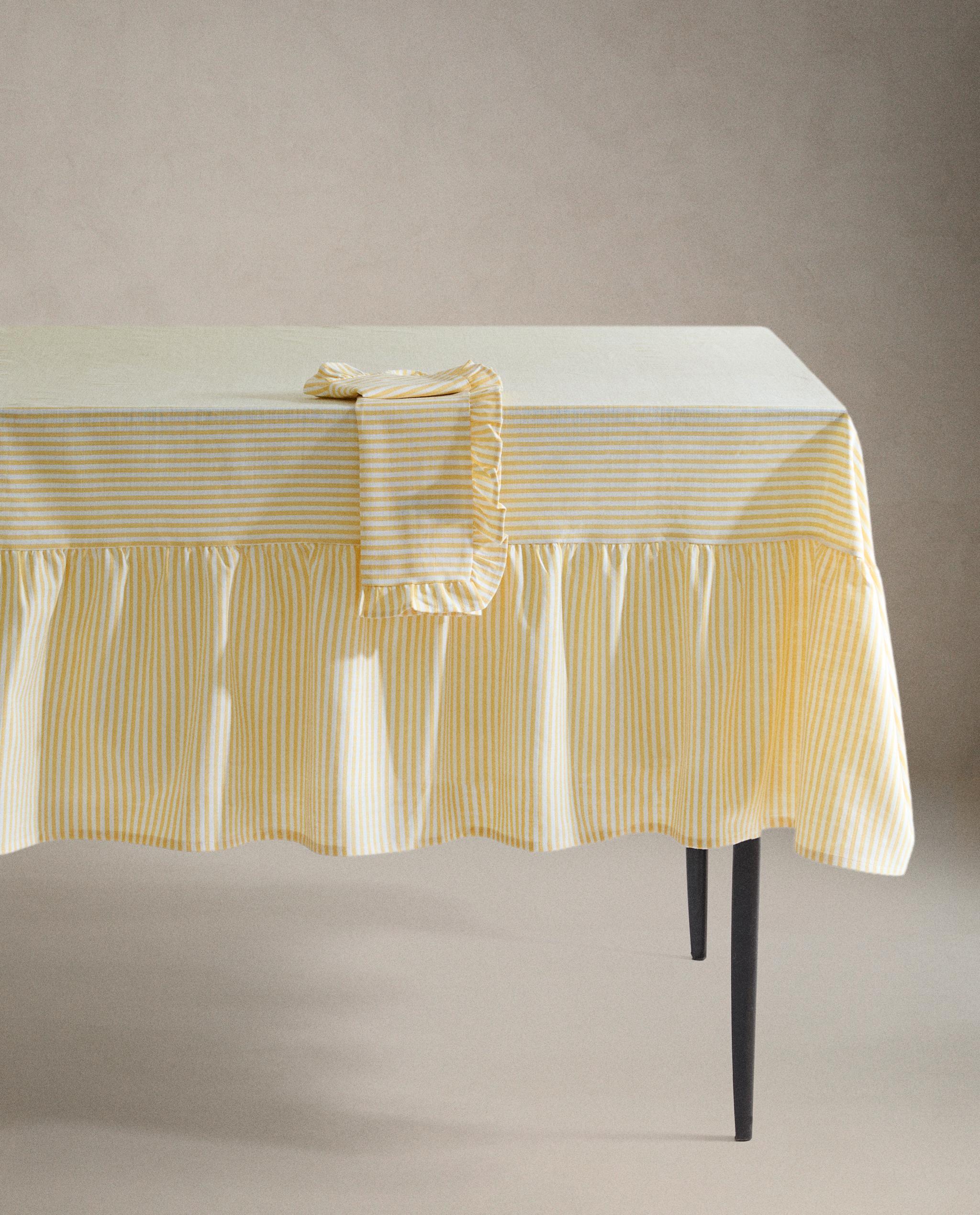 RUFFLED COTTON TABLECLOTH product thumbnail 6
