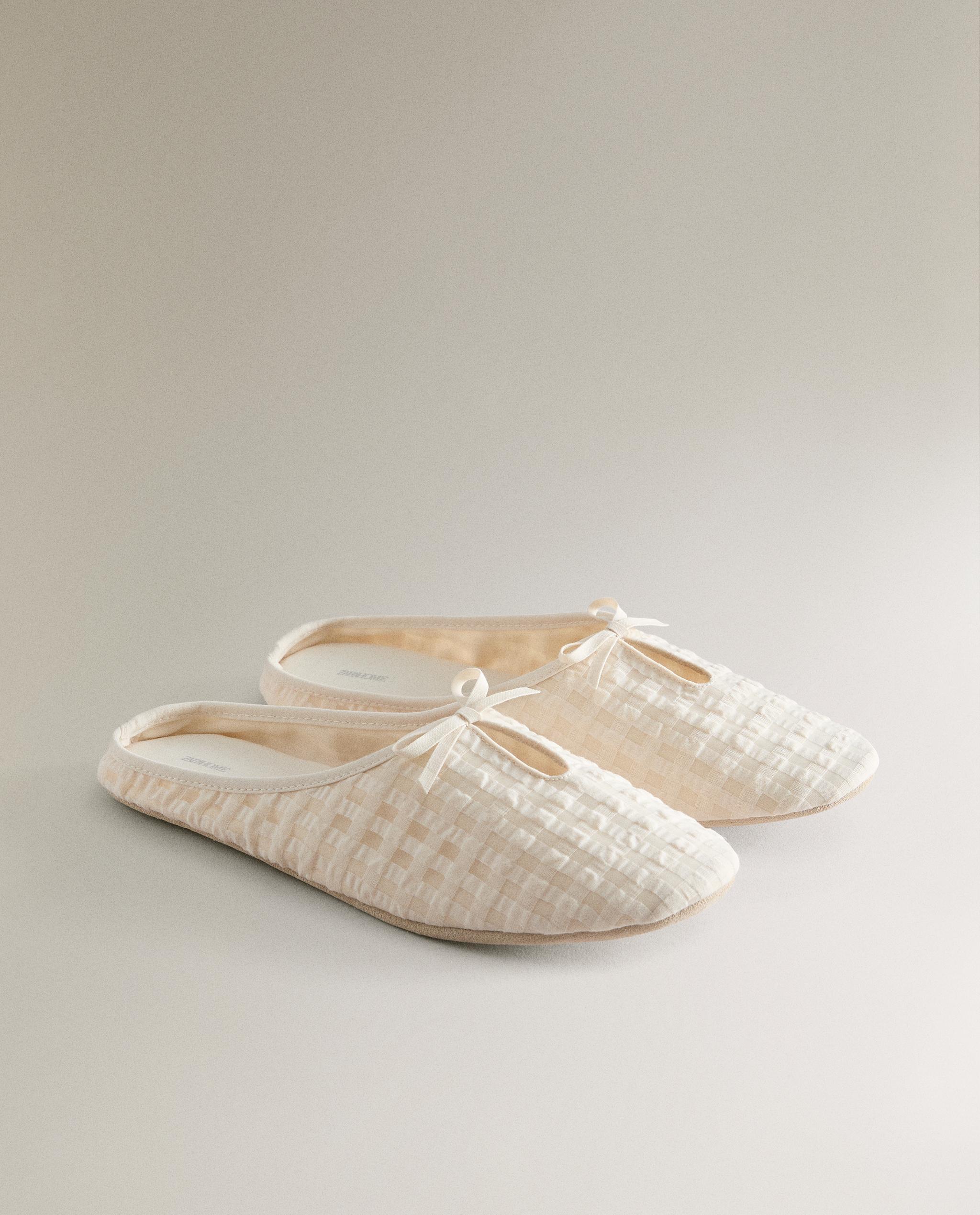 GINGHAM MULE SLIPPERS product thumbnail 2