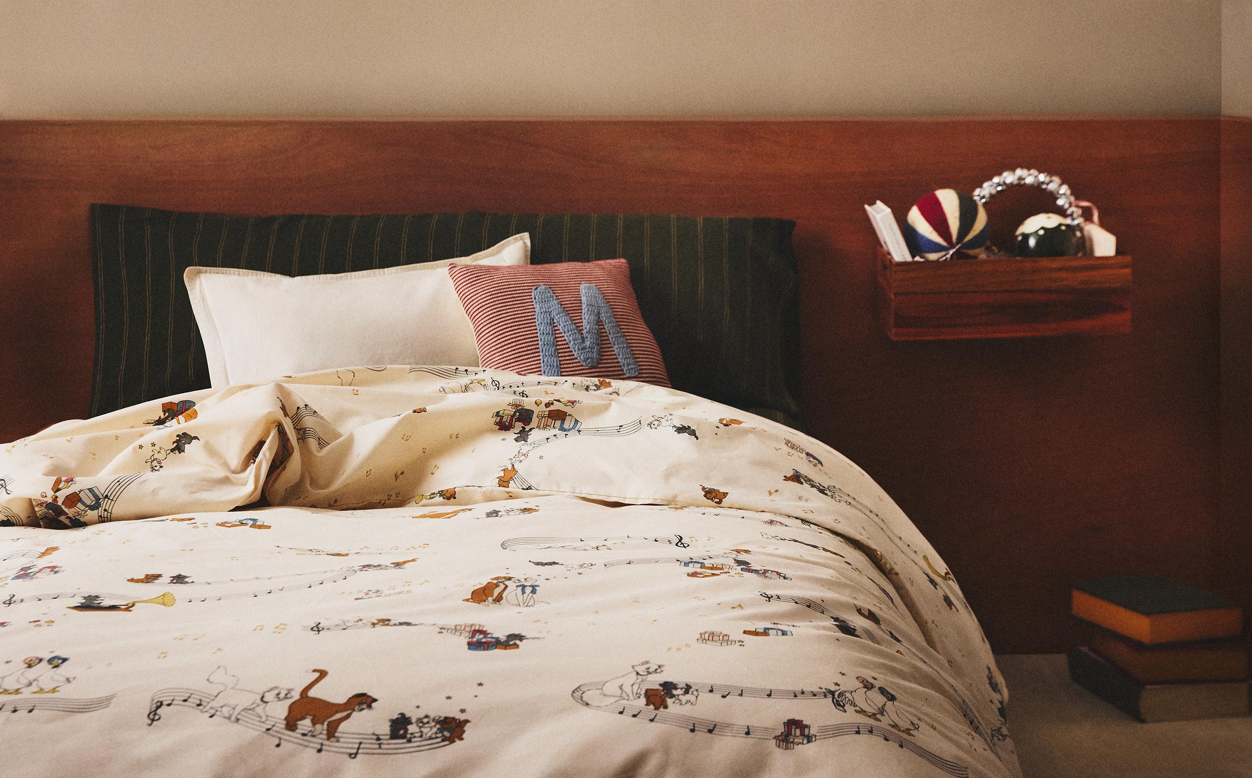 ZARA  KIDS ベッドリネンセット ハート柄 ZARA HOME KIDS ベッドリネンセット ハート柄 - メルカリ