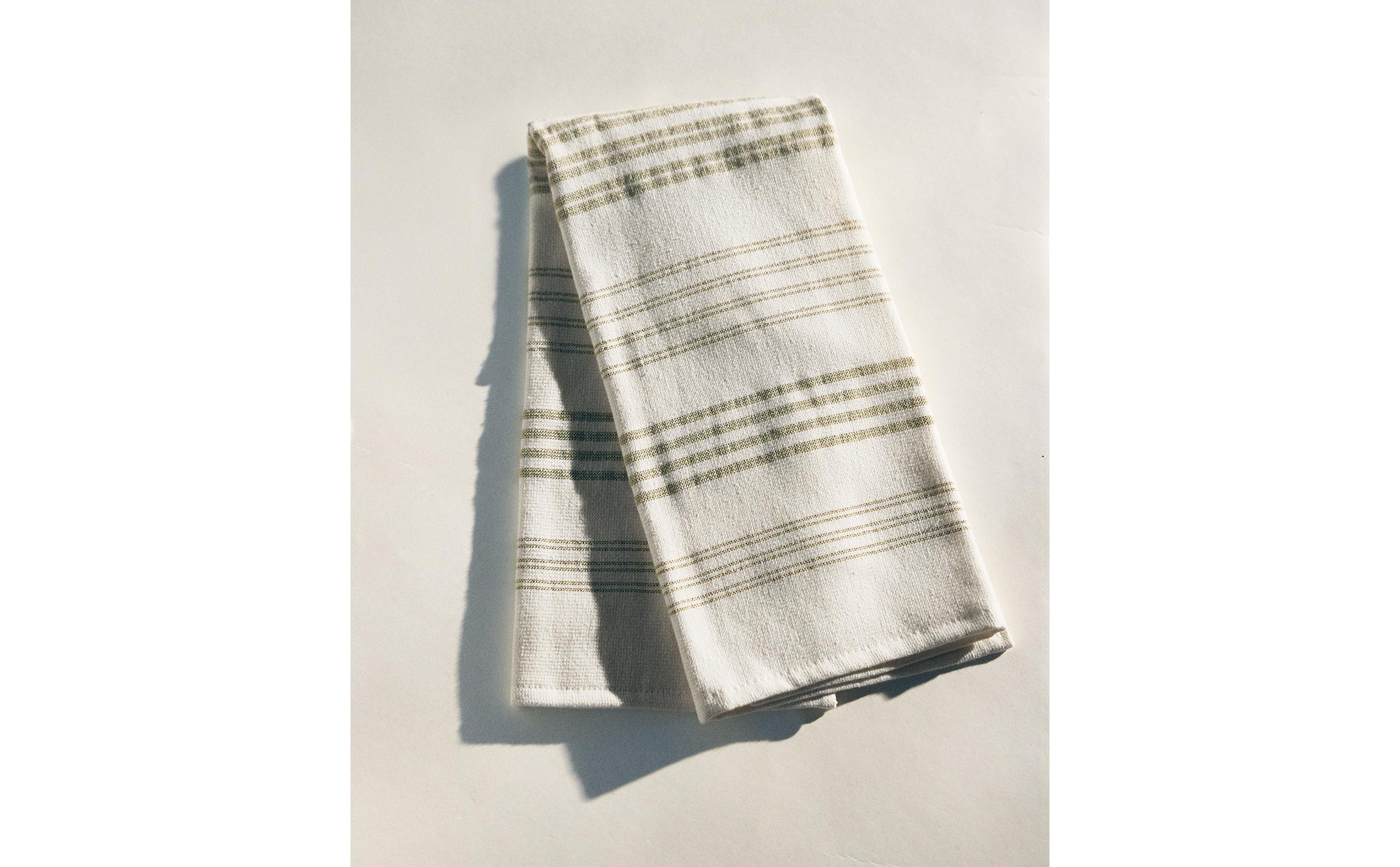 STRIPED COTTON TERRY TEA TOWEL product thumbnail 10