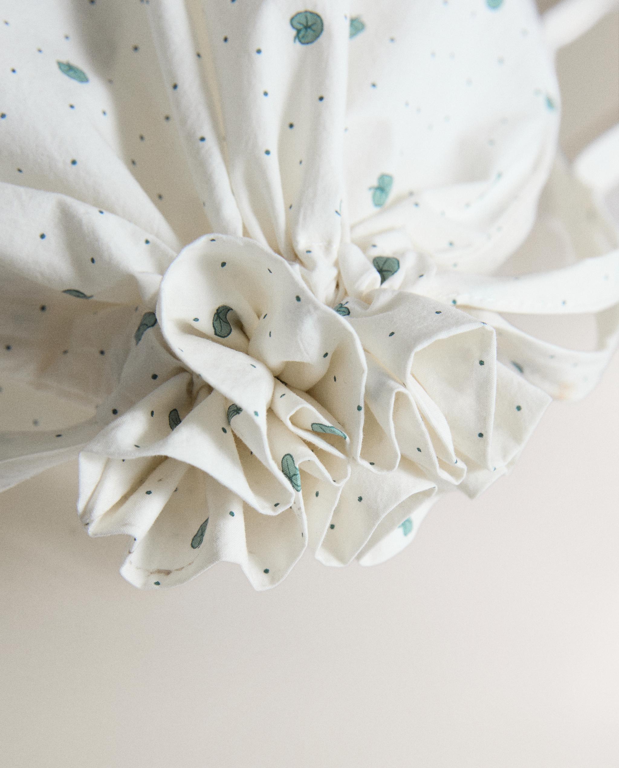KIDS' LEAF PRINT COTTON LAUNDRY BAG product thumbnail 6