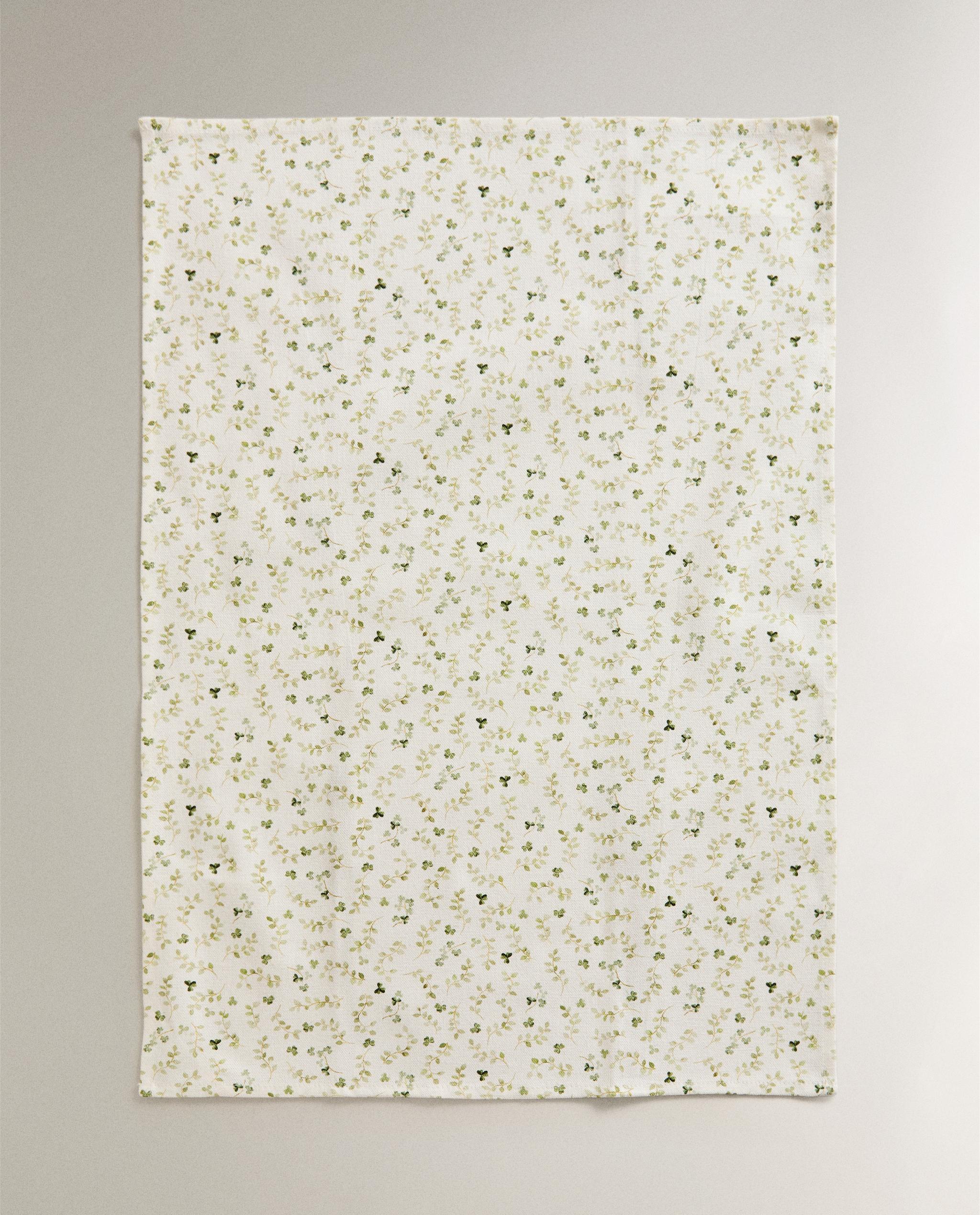 PACK OF FLORAL COTTON TEA TOWELS (PACK OF 2) product thumbnail 4