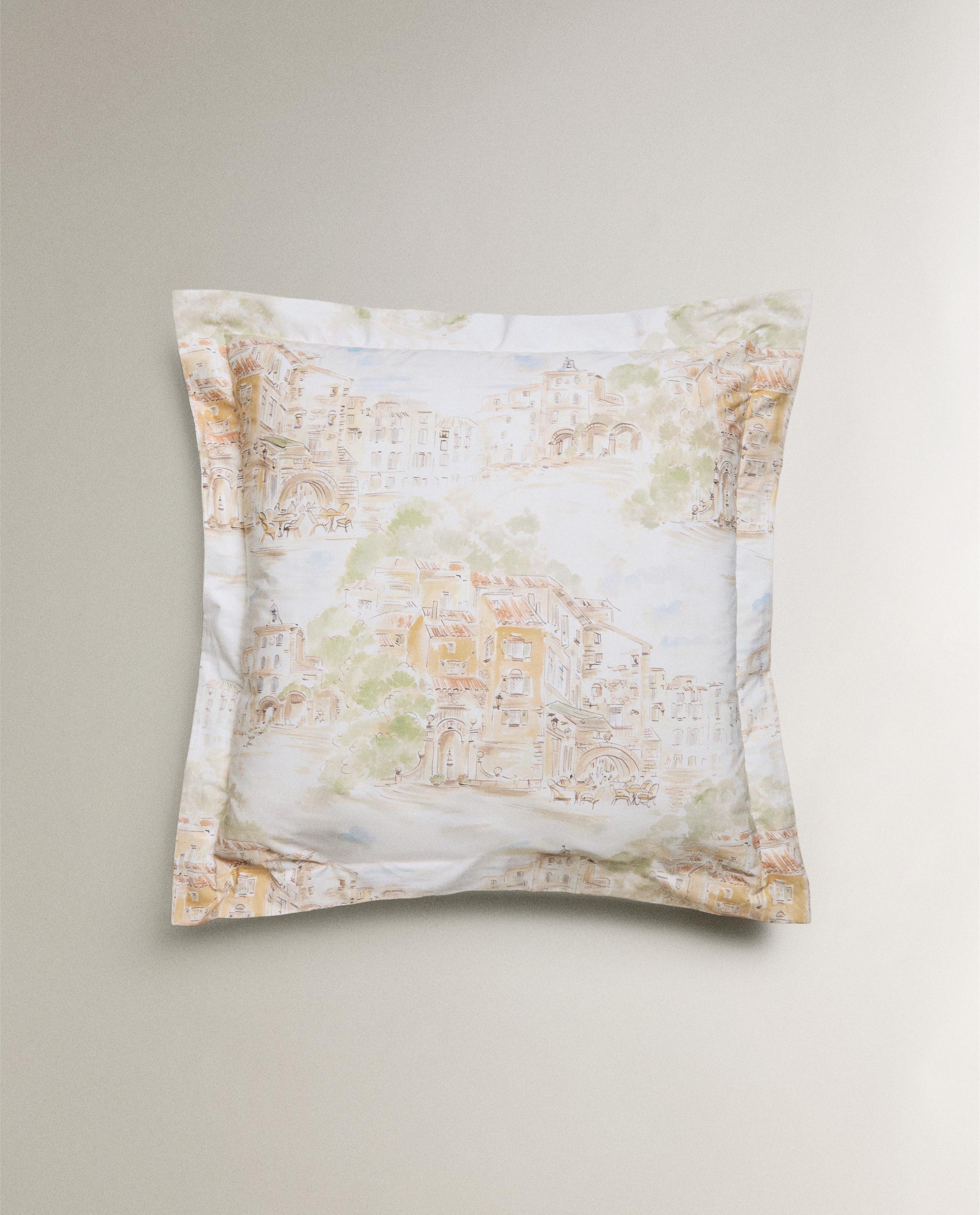 LANDSCAPE PRINT COTTON PILLOWCASE product thumbnail 3