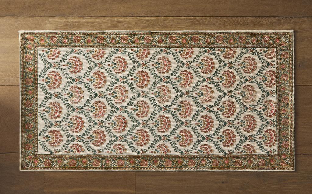 FLORAL PRINT RUG