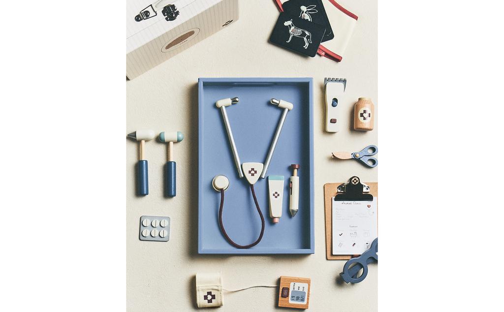 아동용 동물병원 놀이 세트 브리프케이스 아동용 동물병원 놀이 세트 브리프케이스