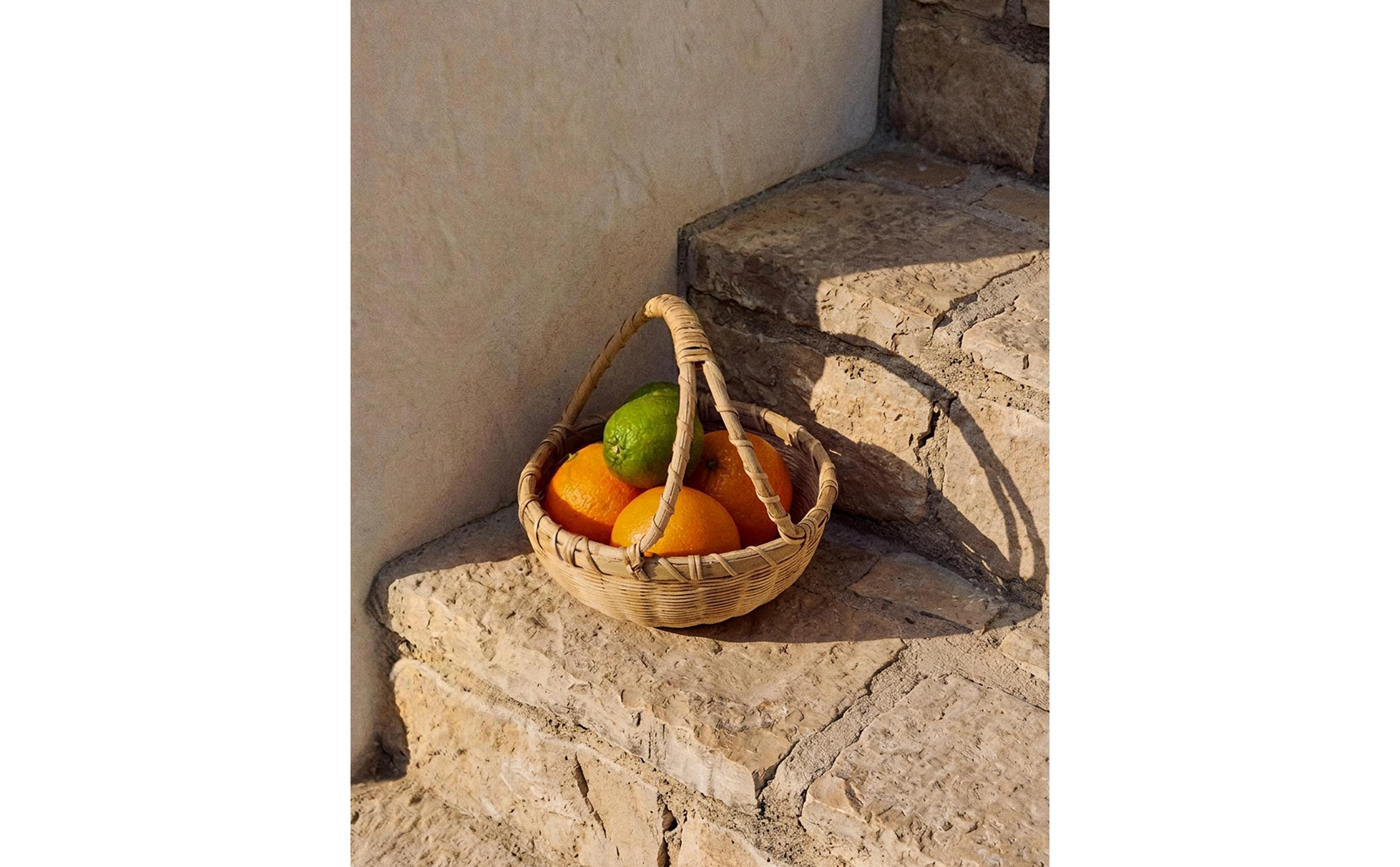 DOUBLE HANDLE BAMBOO BASKET product thumbnail 10