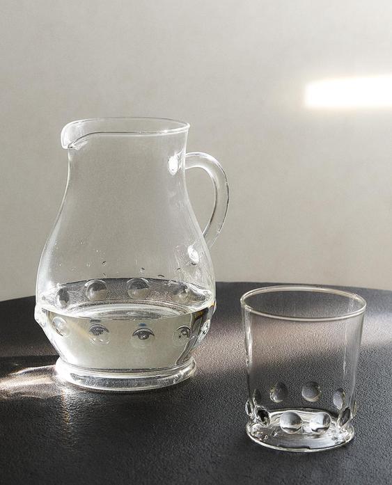 RAISED DOT BOROSILICATE GLASSWARE SET