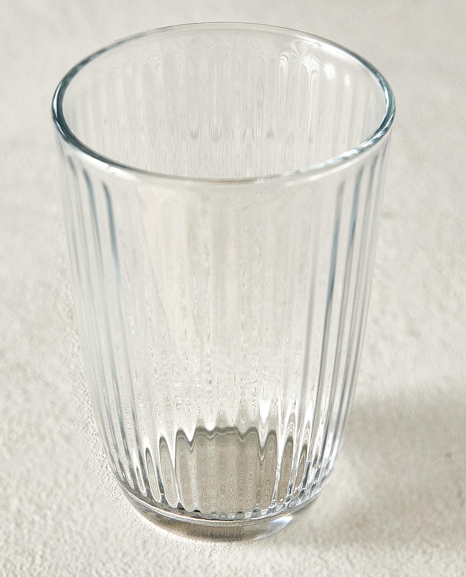 VASO REFRESCO VIDRIO LINEAS