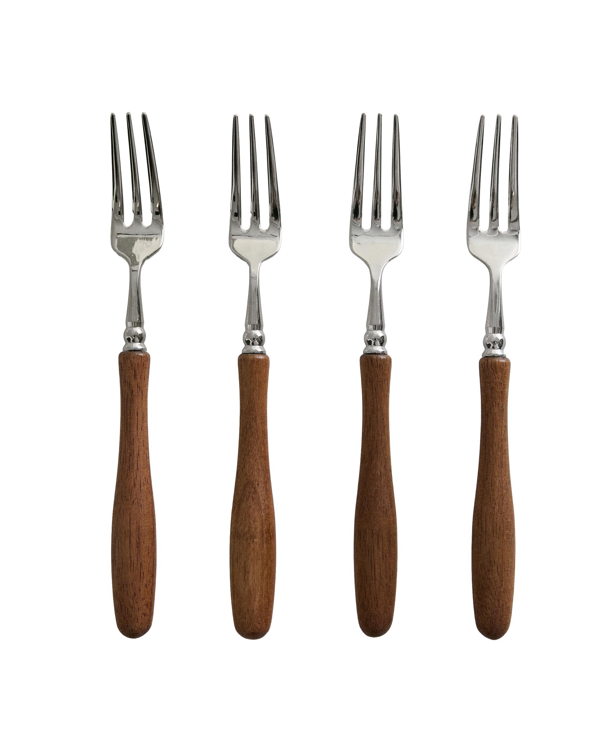 PACK OF BRUNCH FORKS WITH ACACIA WOOD HANDLES (PACK OF 4) product thumbnail 7