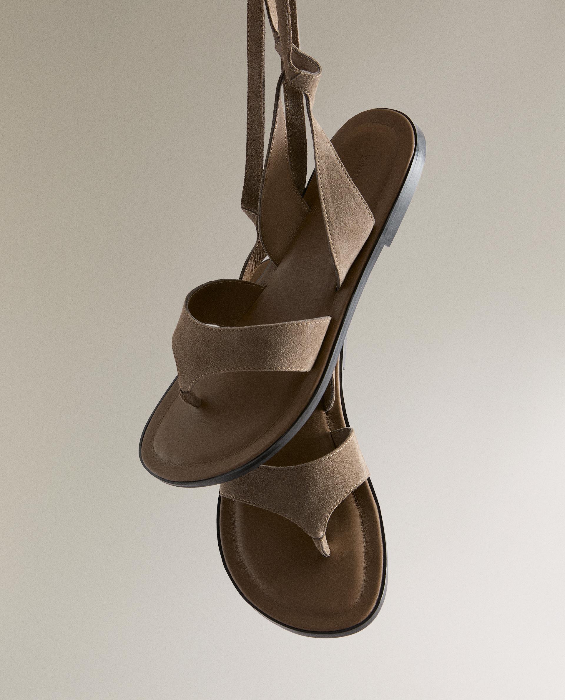 アンクルストラップ レザー サンダル | Zara Home 日本/Japan