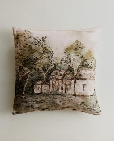 LANDSCAPE PRINT CUSHION COVER