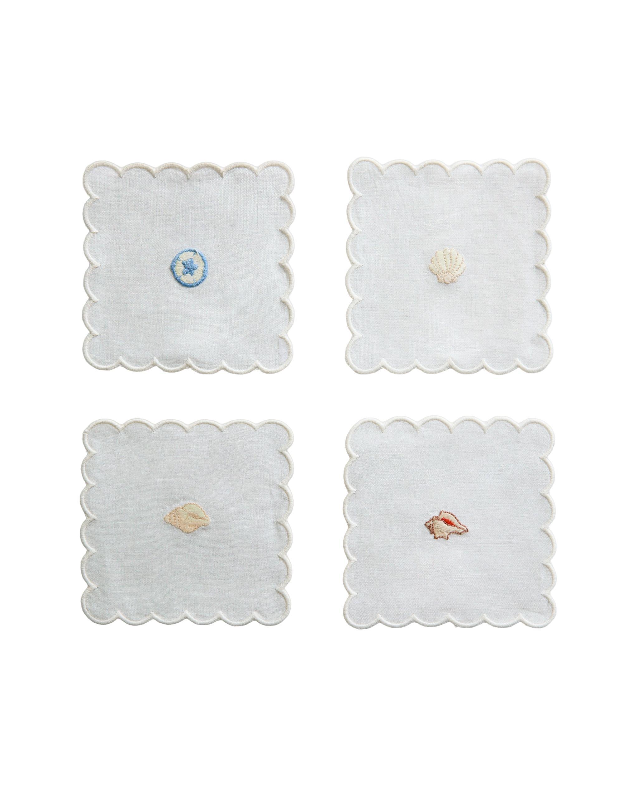 PACK OF RAMIE SHELL COASTERS (PACK OF 4) product thumbnail 5