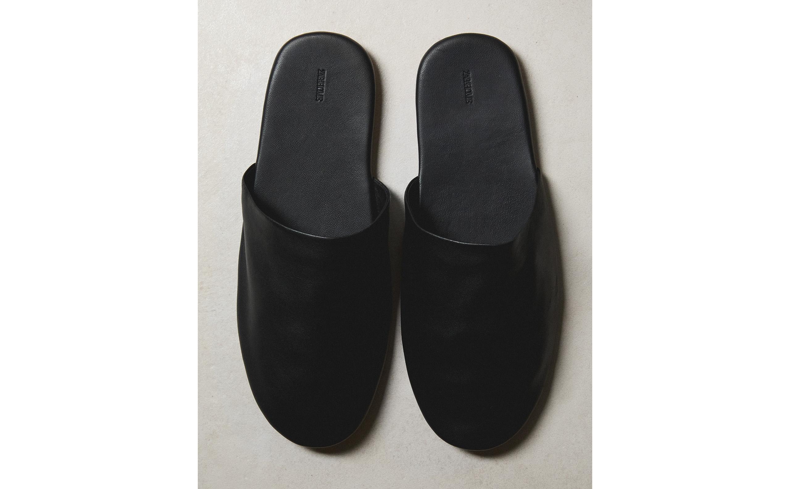 Leather Mules Zara Home Mules LEATHER MULE SLIPPERS Zara Home