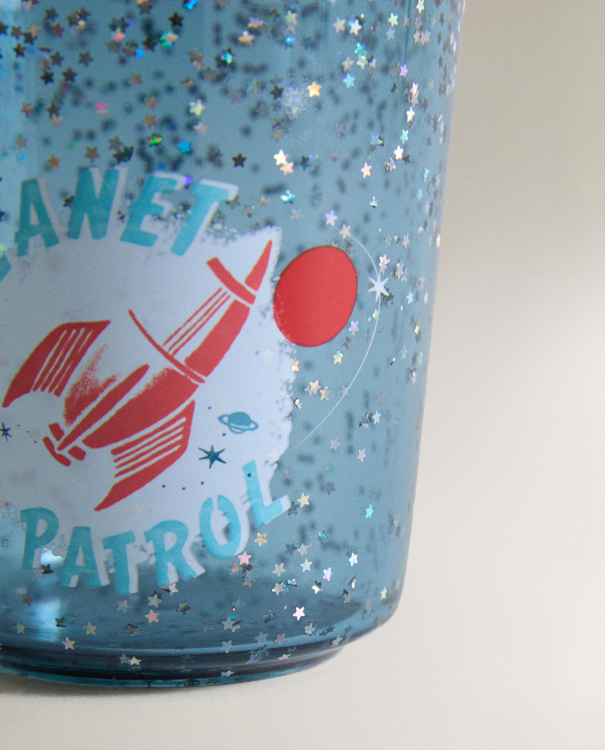 CHILDREN'S GLITTER TRITAN™ TUMBLER WITH STARS product thumbnail 2
