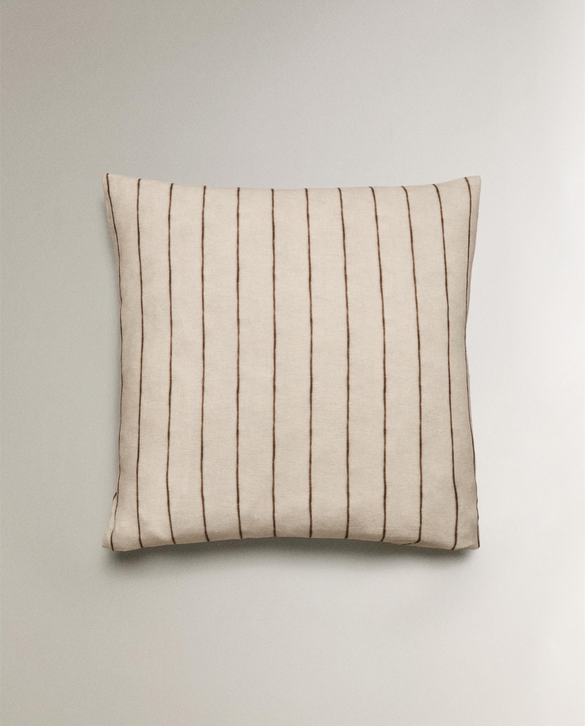 コットンリネンストライプ ピローケース | Zara Home 日本/Japan