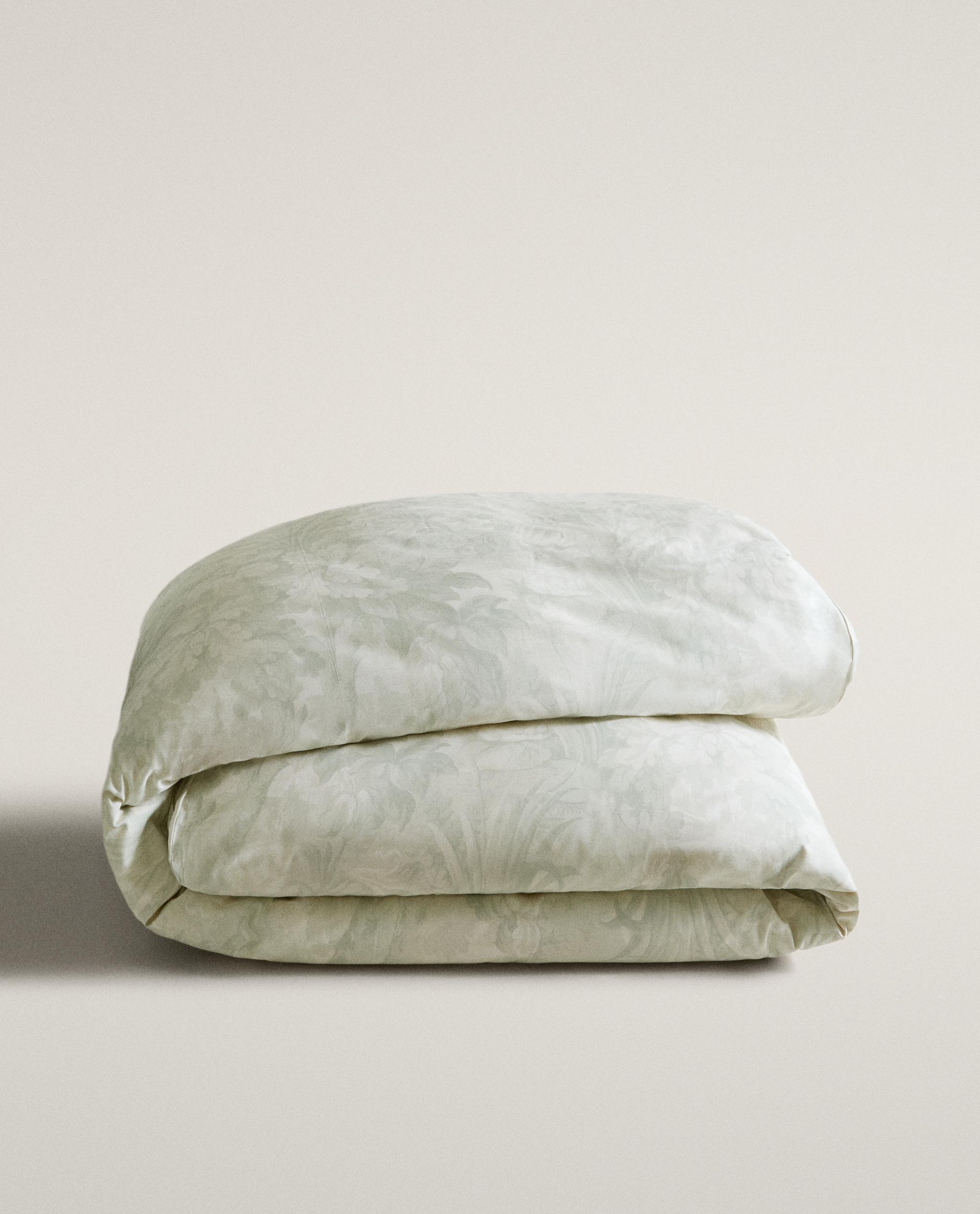 DUVET COVER WITH FLORAL AND BRANCH PRINT product thumbnail 19
