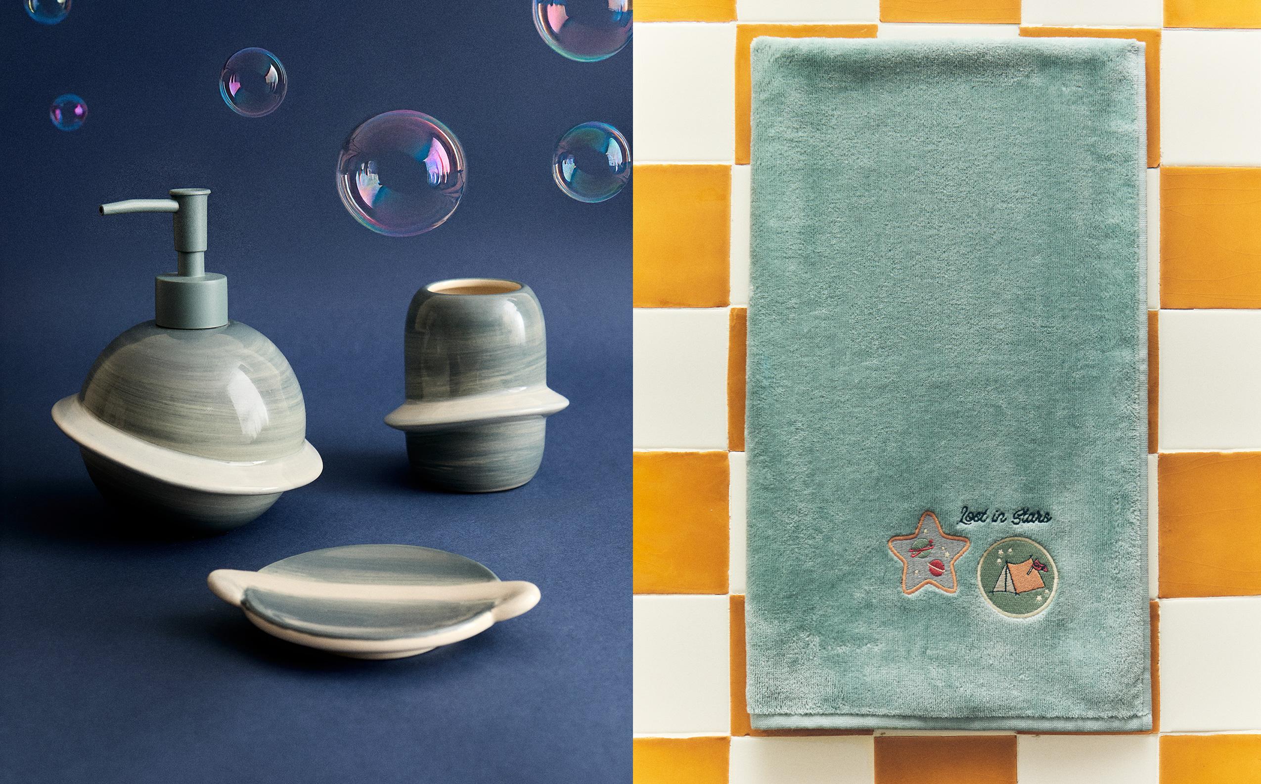 CHILDREN'S BATHROOM ACCESSORY SET