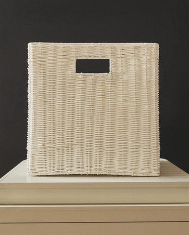 CESTA CUBO RATÁN