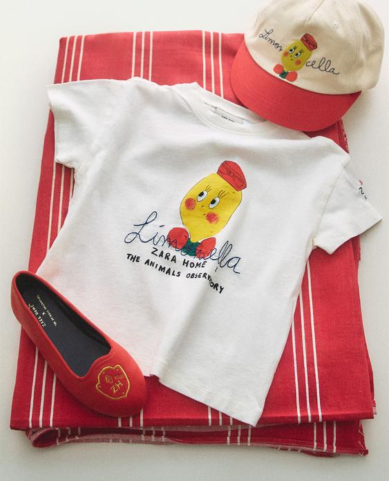 KIDS LIMONCELLA X THE ANIMALS OBSERVATORY T-SHIRT KIDS LIMONCELLA X THE ANIMALS OBSERVATORY T-SHIRT