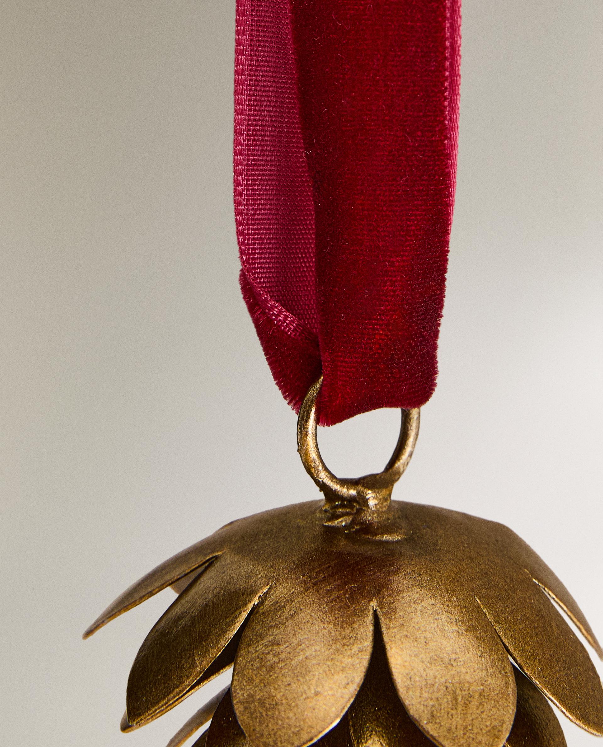 METAL PINE CONE CHRISTMAS TREE DECORATION Zara Home Estonia