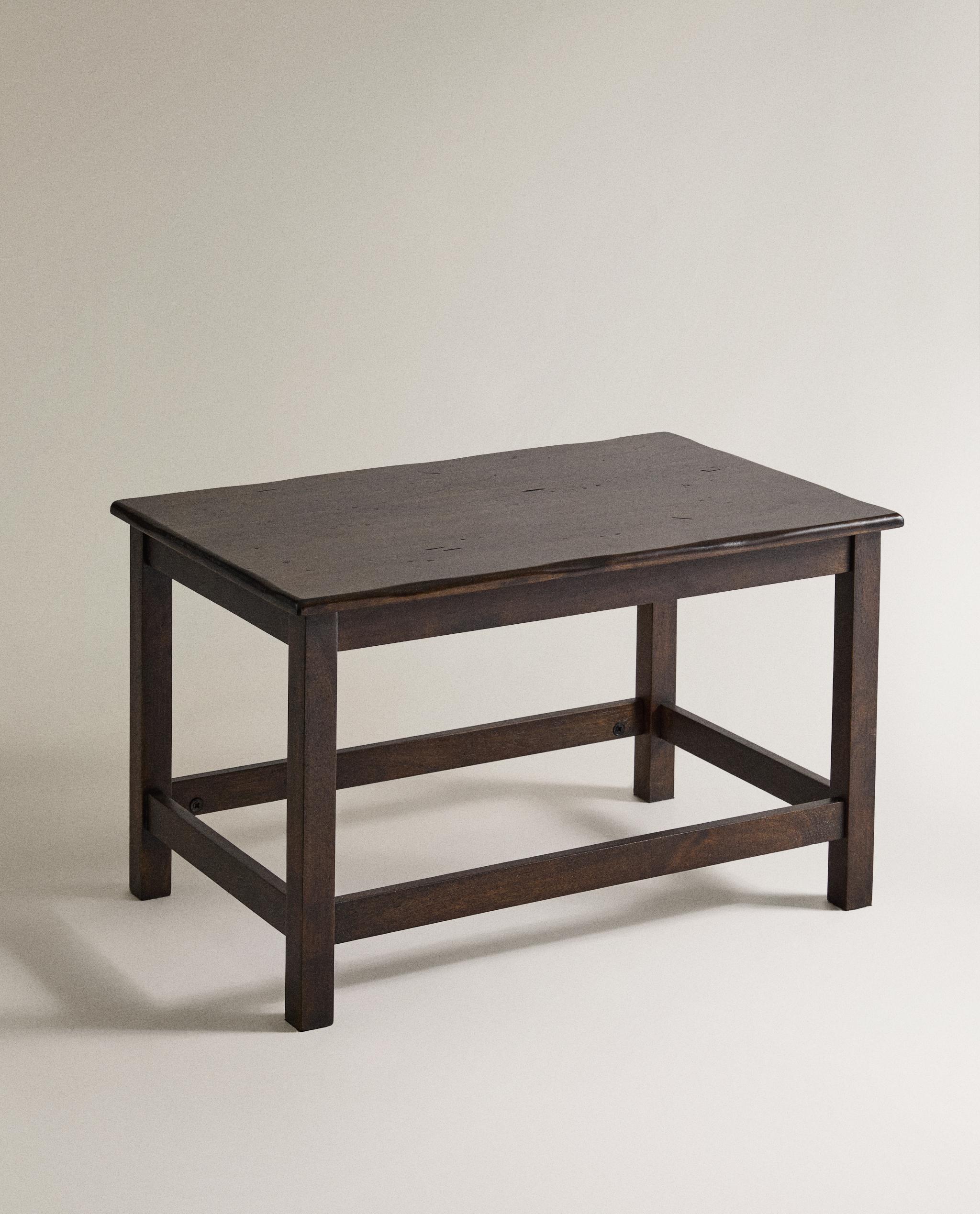 WOODEN SIDE TABLE | Zara Home United States of America