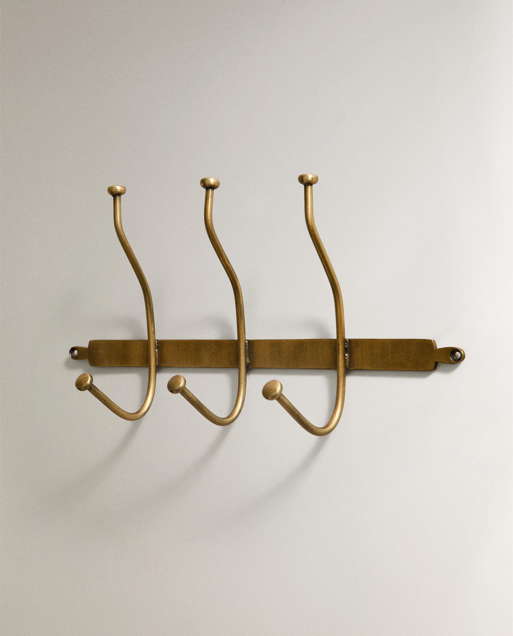 GOLD WALL COAT RACK | Zara Home Canada