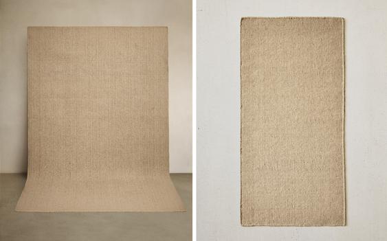 TAPPETO DI LANA LINEA ONDULATA