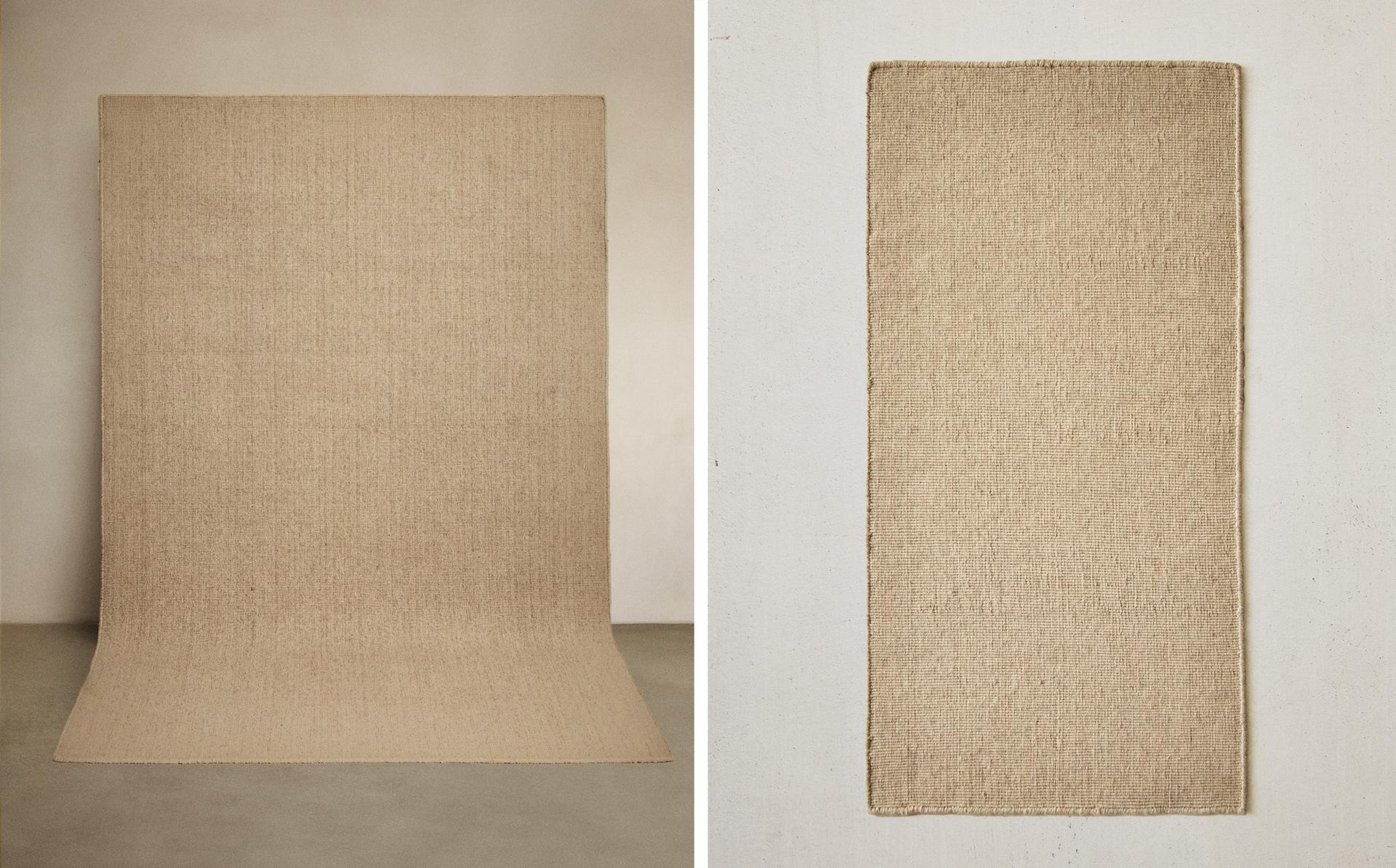 TAPPETO DI LANA LINEA ONDULATA TAPPETO DI LANA LINEA ONDULATA