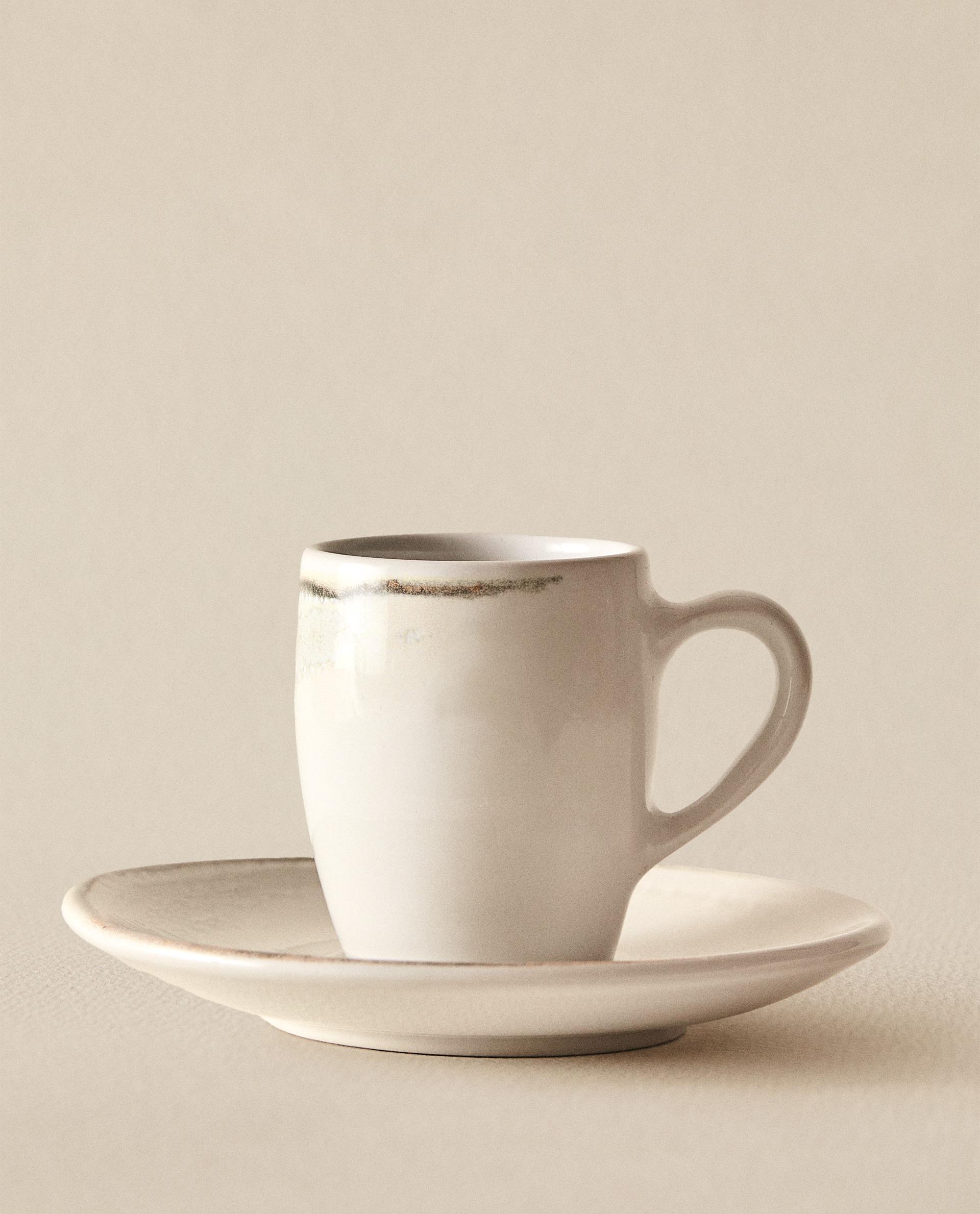 TAZA CAFE  PLATO BRUSH GRES