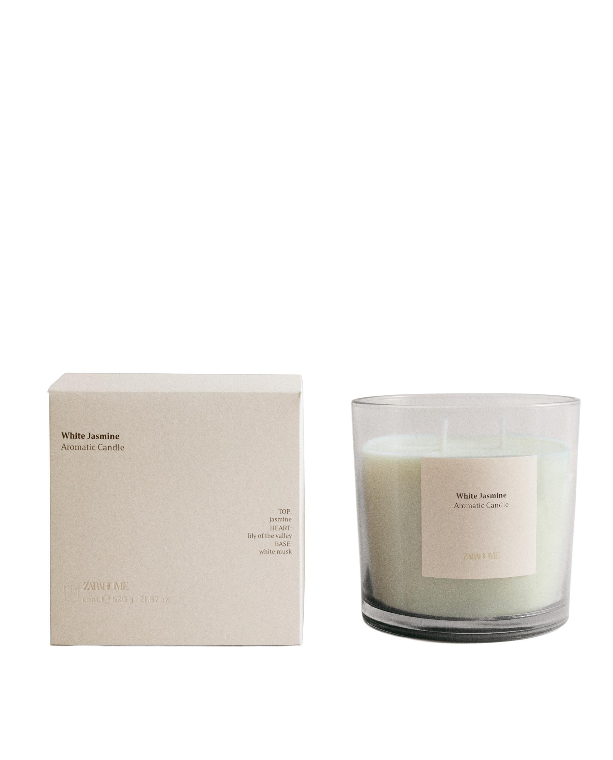 (620 G) WHITE JASMINE SCENTED CANDLE product thumbnail 7
