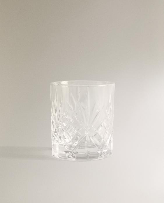 ENGRAVED CRYSTALLINE SHOT GLASS