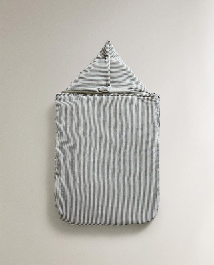 STRIPED COTTON CARRYCOT BABY WRAP STRIPED COTTON CARRYCOT BABY WRAP