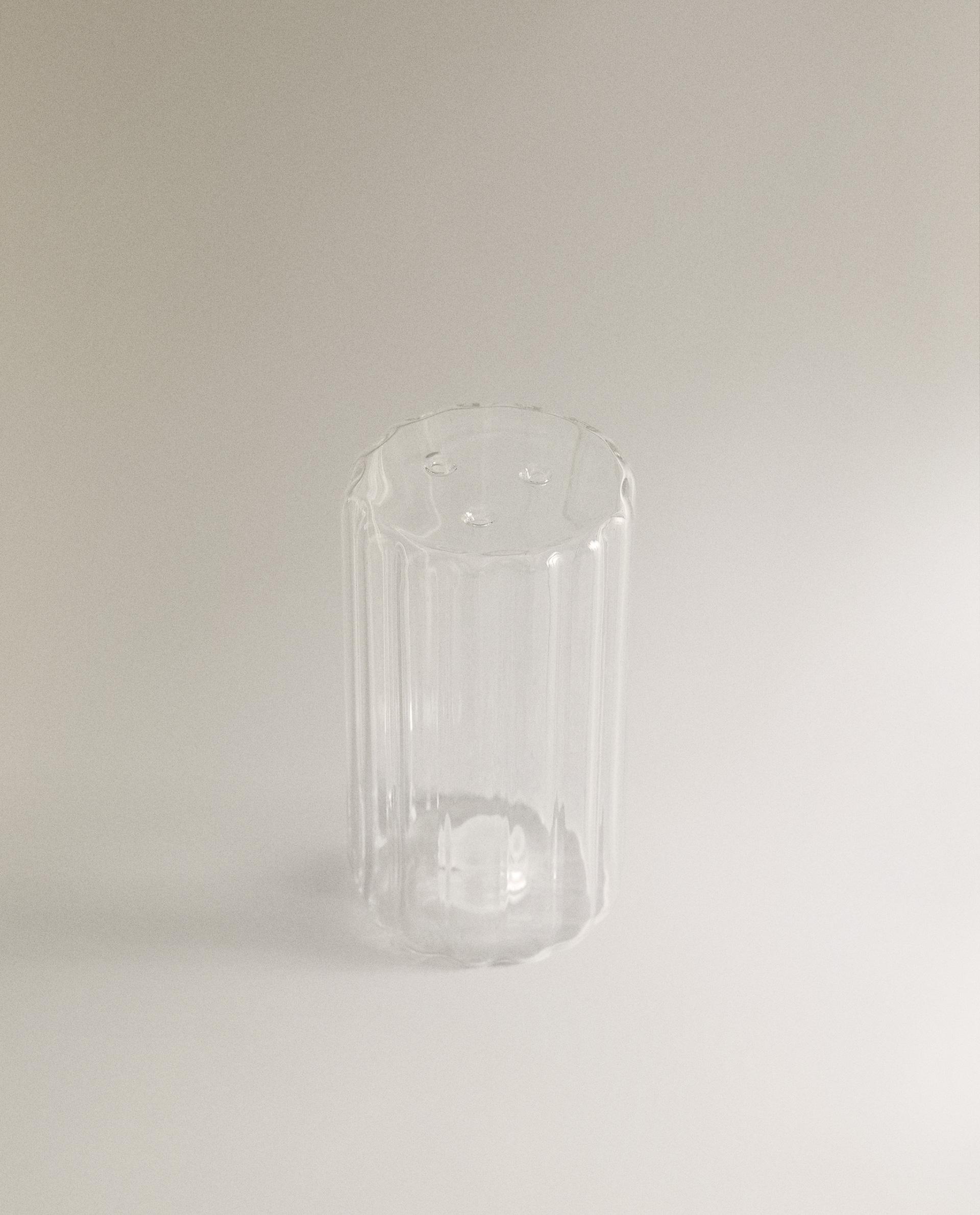 BOROSILICATE GLASS SALT SHAKER