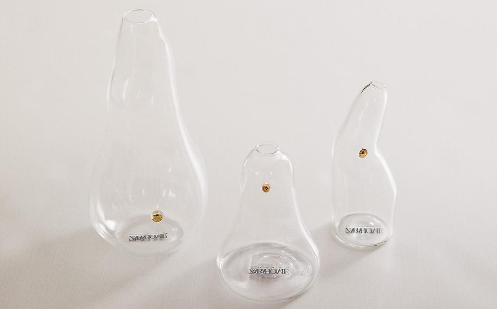SMALL GLASS VASE