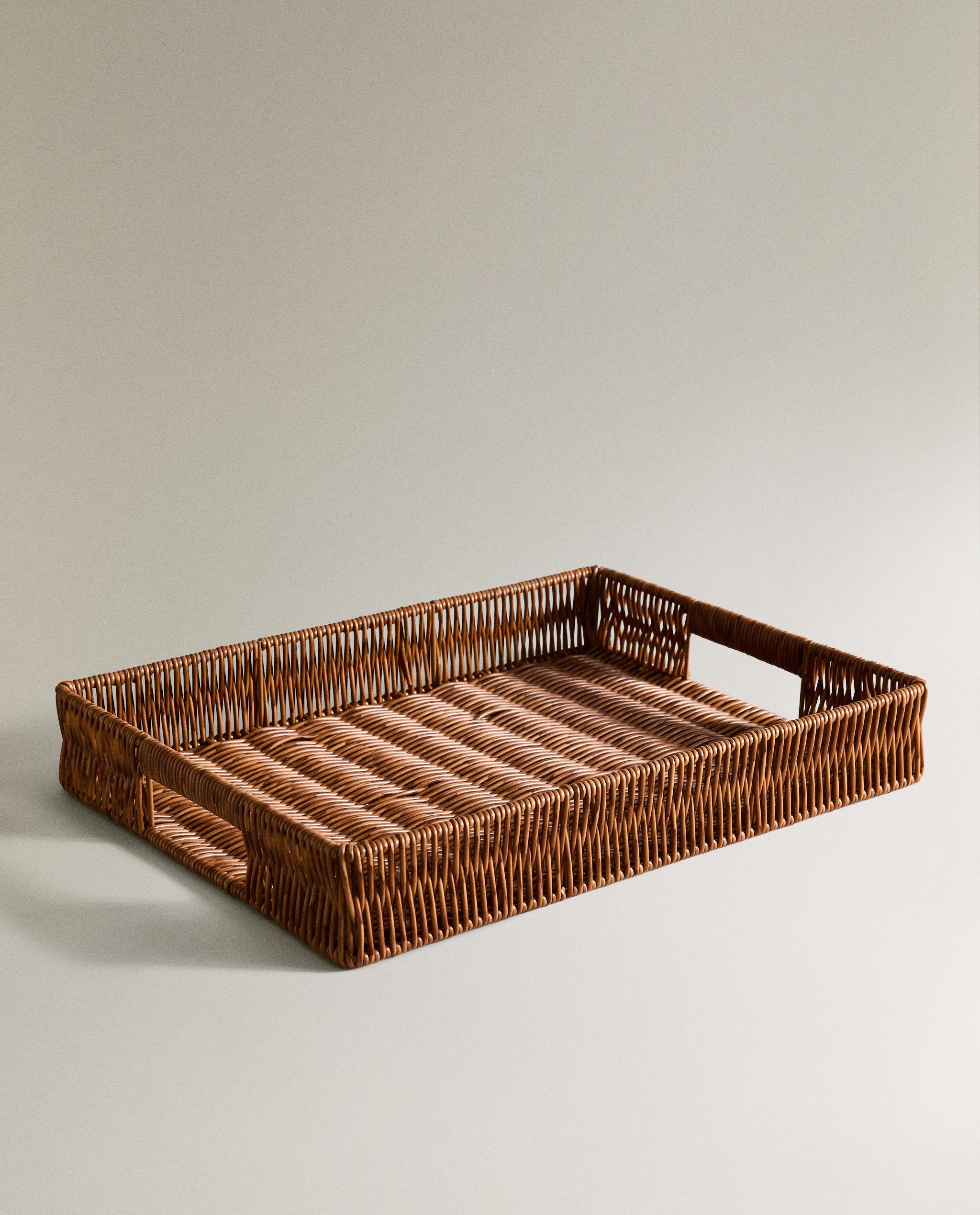 LARGE RECTANGULAR RECYCLED PLASTIC BASKET product thumbnail 7