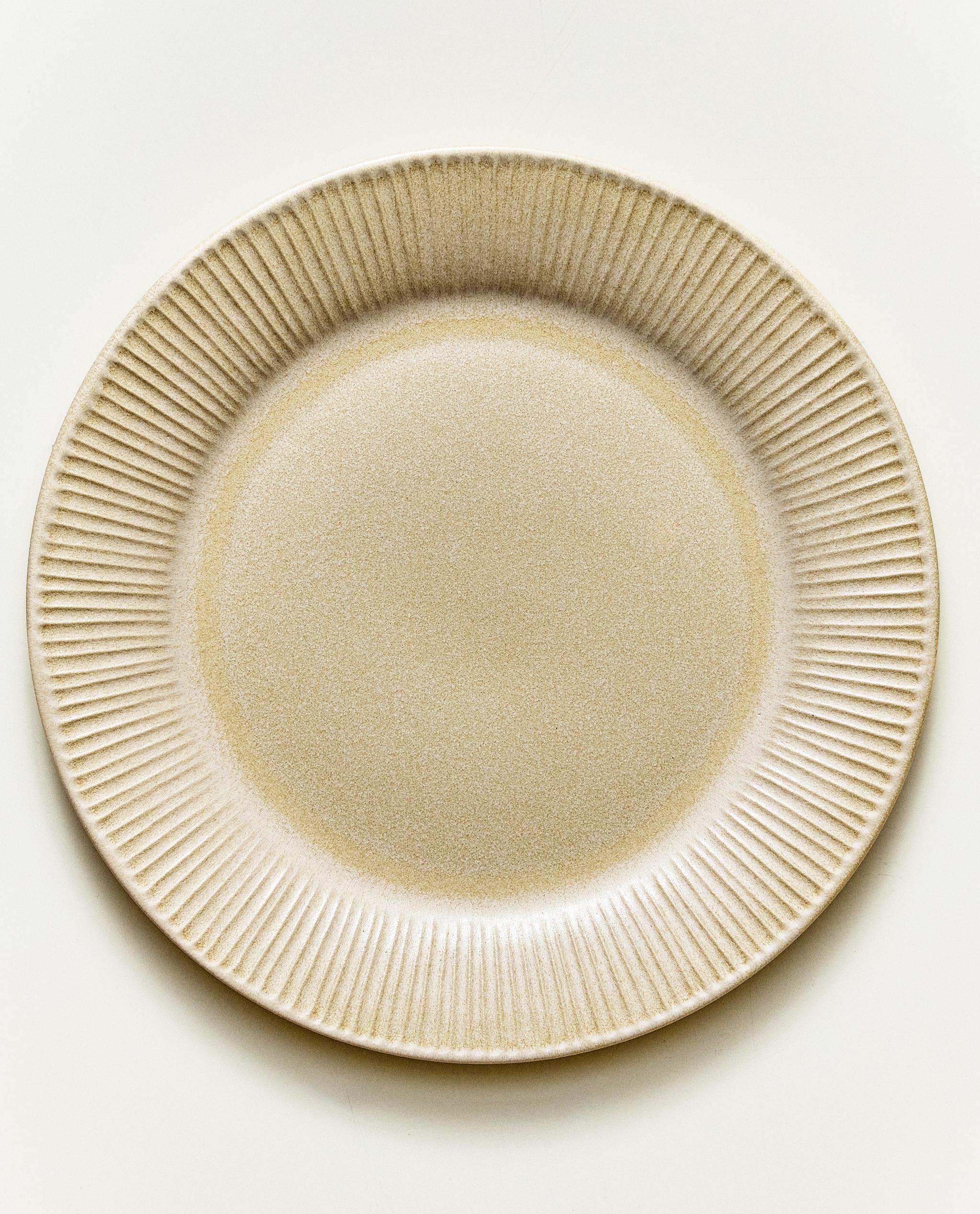 SCORED STONEWARE DINNER PLATE product thumbnail 8