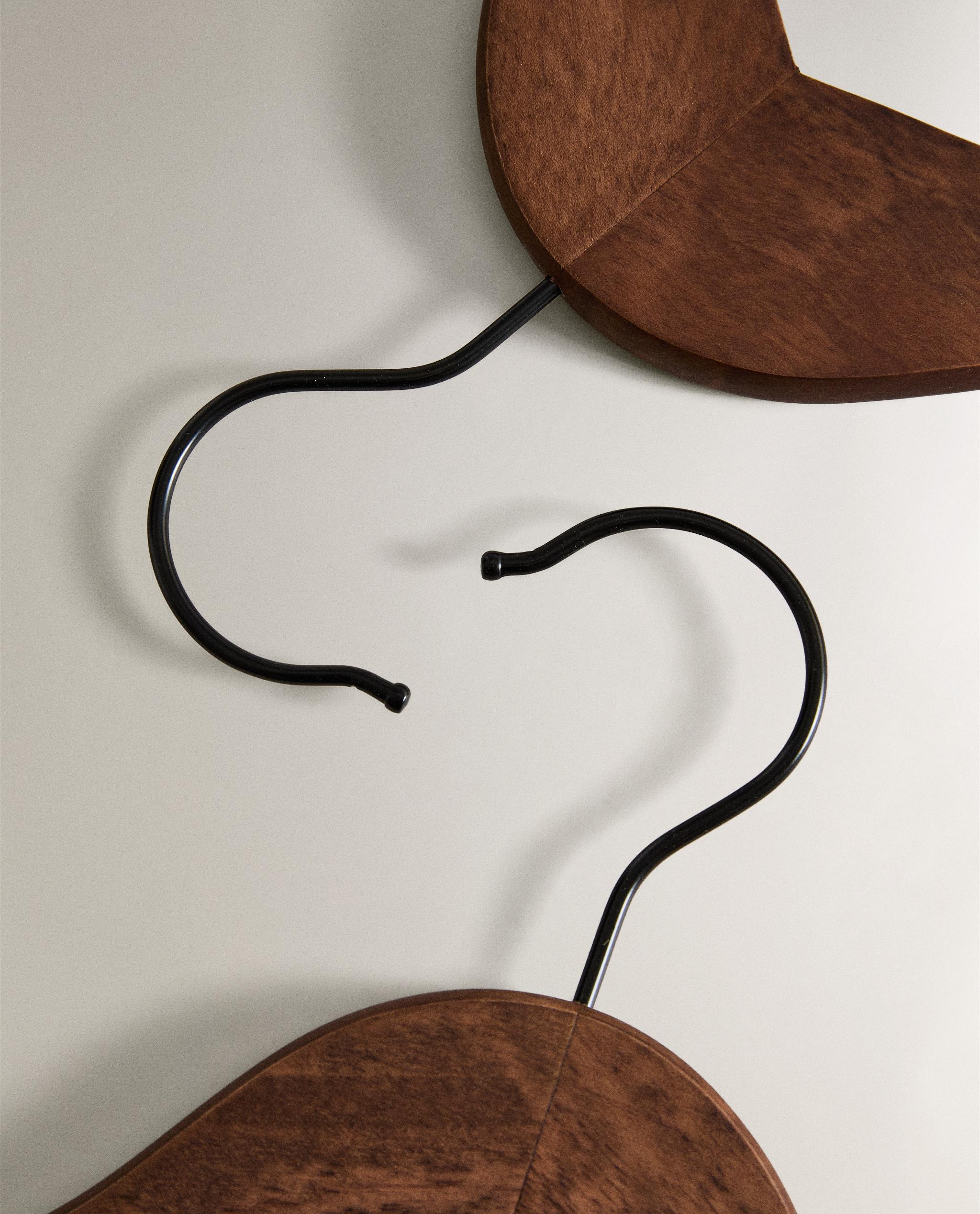 PACK OF WOODEN FINISH SHIRT HANGERS (PACK OF 2) product thumbnail 3