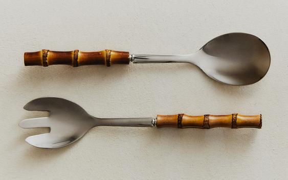 BAMBOO SALAD CUTLERY SET (SET OF 2)