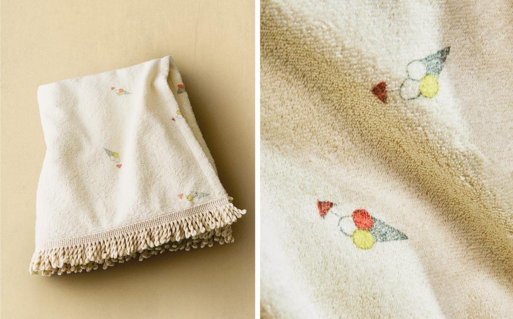 TOALLA PLAYA INFANTIL ALGODÓN HELADOS