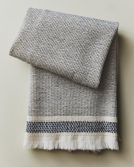 منشفة مطبخ متباينة قطن من نسيج تيري