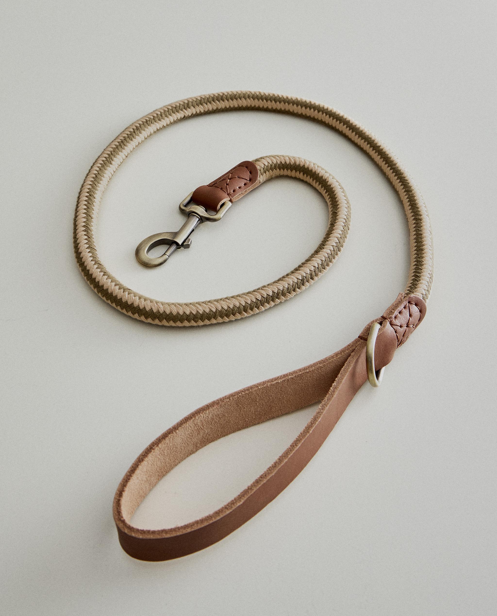 LEATHER AND ROPE DOG LEAD product thumbnail 7