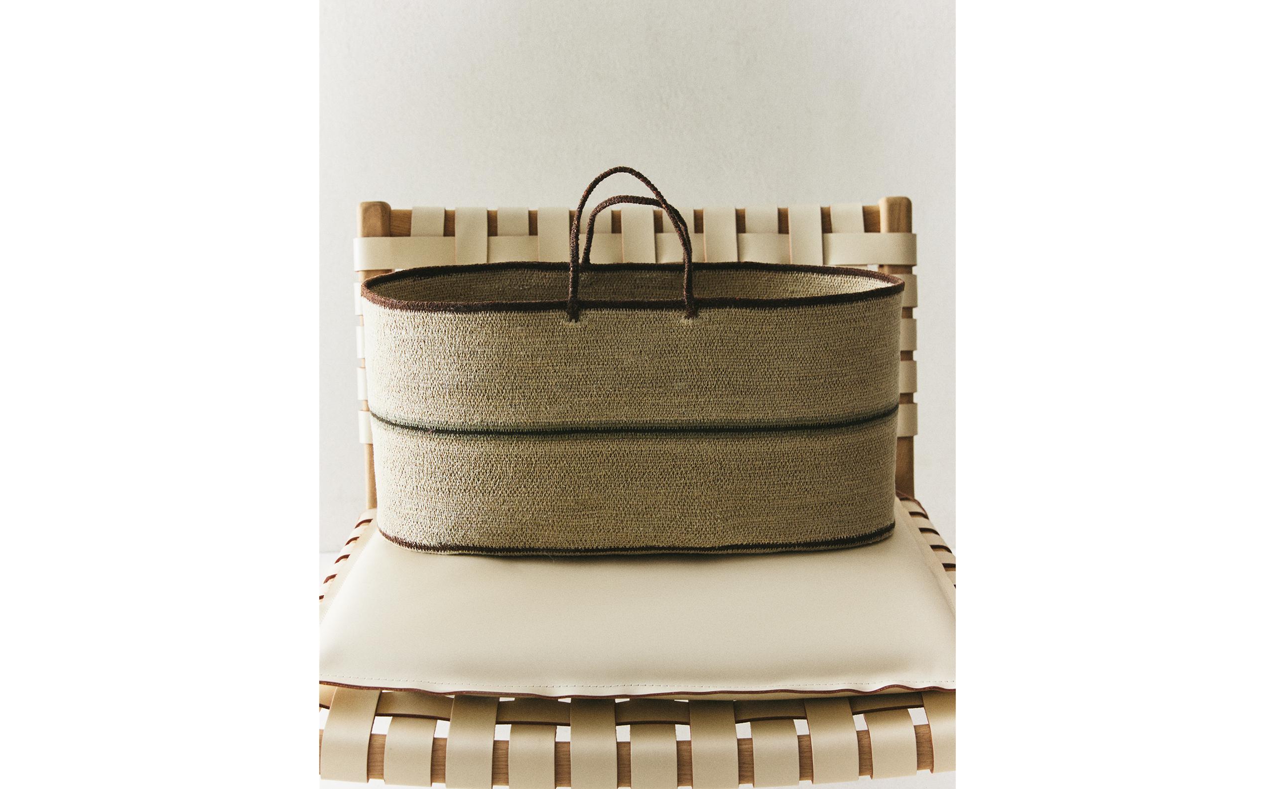 ザラホーム ZARA HOME バスケット トライバル エスニック 模様