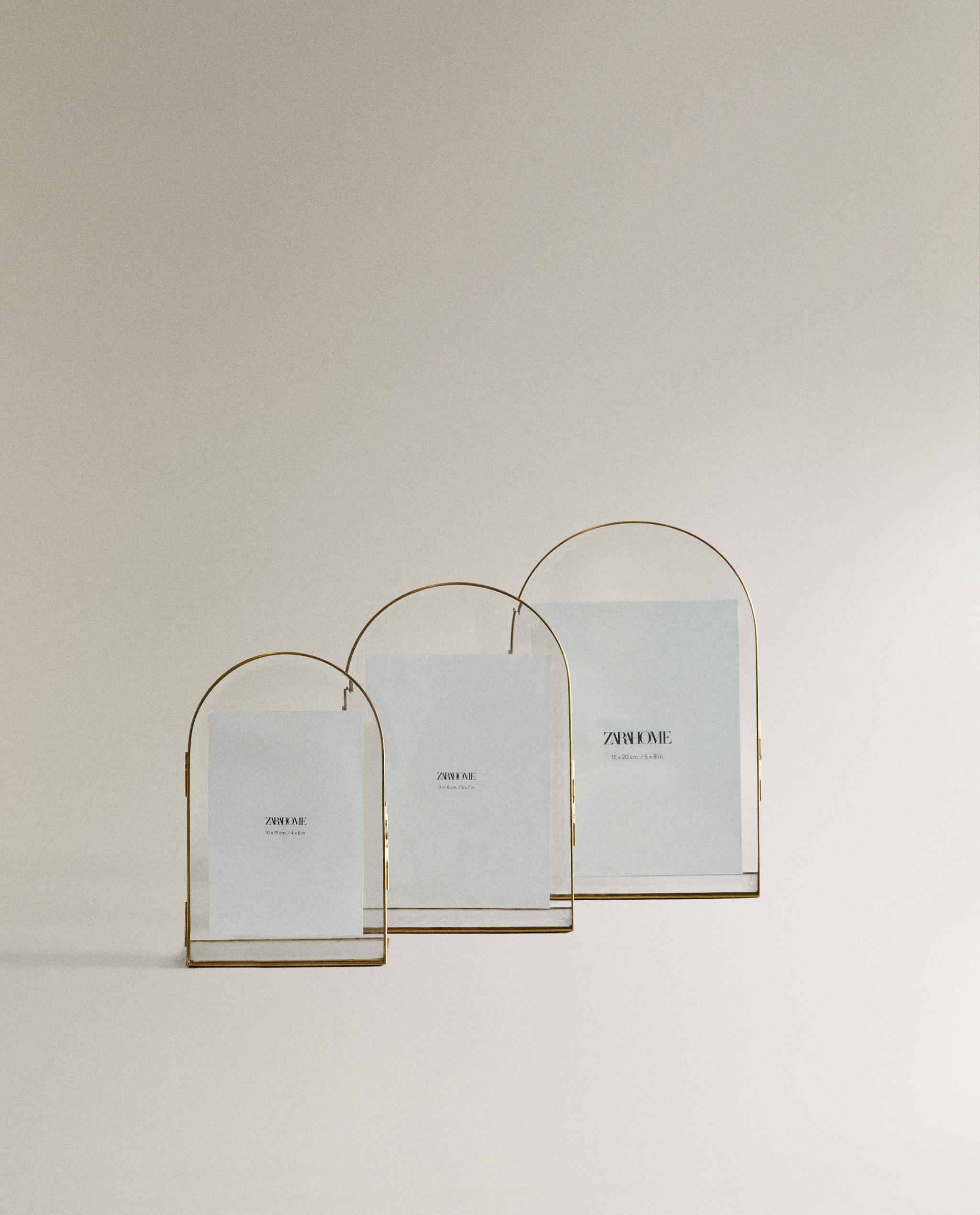 ゴールドアーチ フォトフレーム | Zara Home 日本/Japan