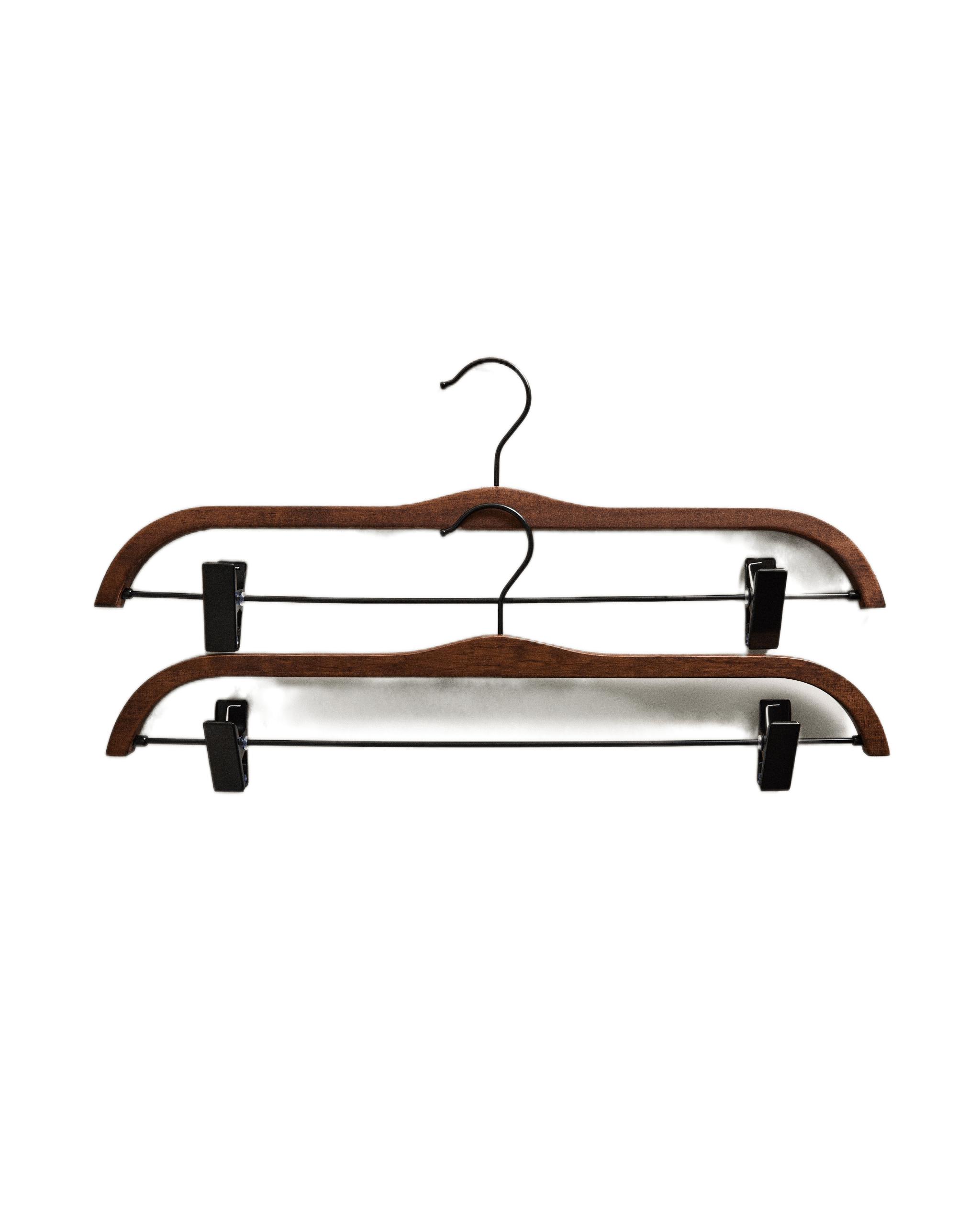 PACK OF WOODEN FINISH SKIRT HANGERS (PACK OF 2) product thumbnail 2