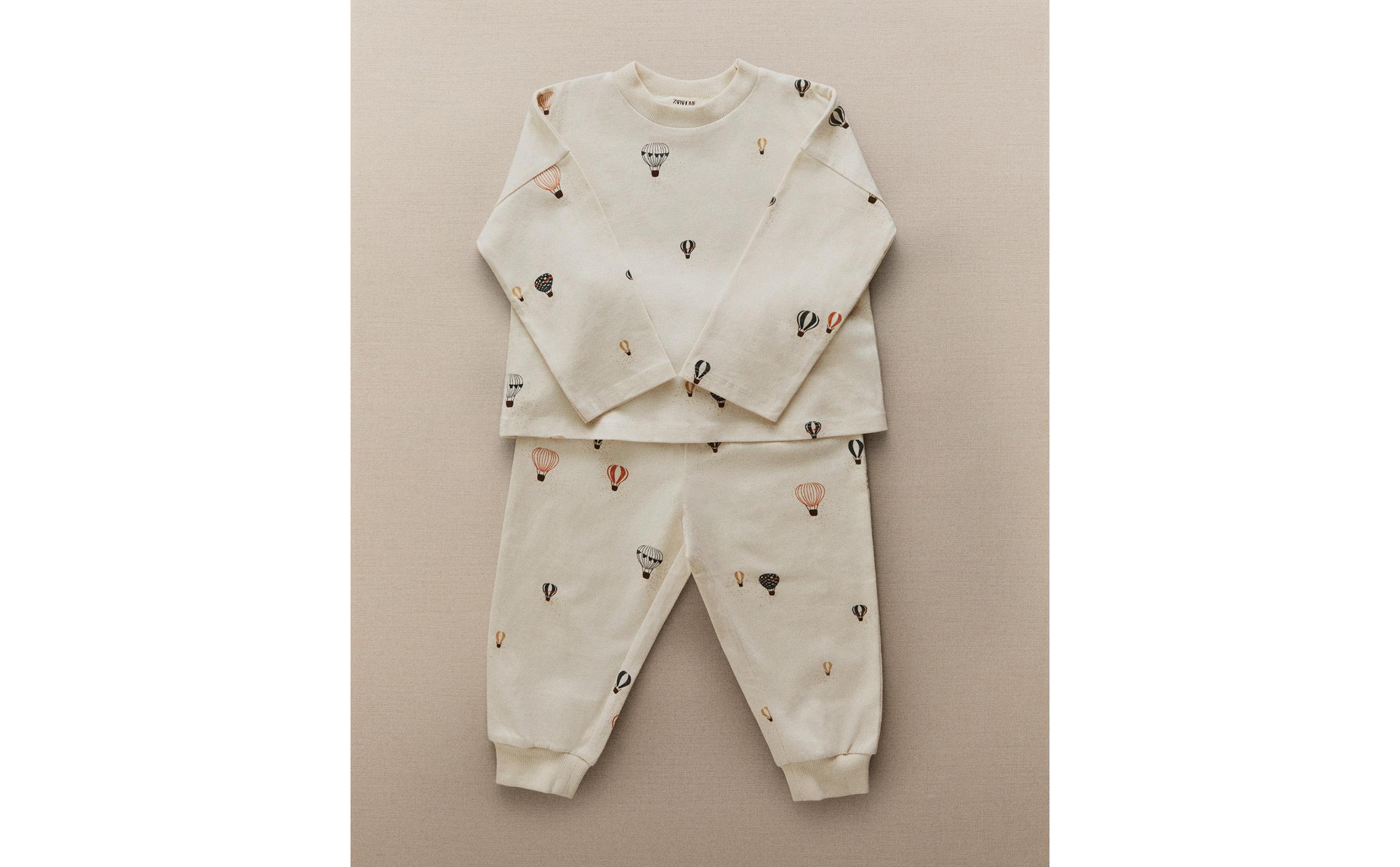 KIDS' BALLOON COTTON JERSEY SET OF PYJAMAS product thumbnail 3