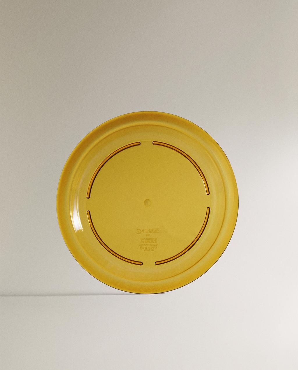 CHILDREN’S TRANSPARENT DINNER PLATE