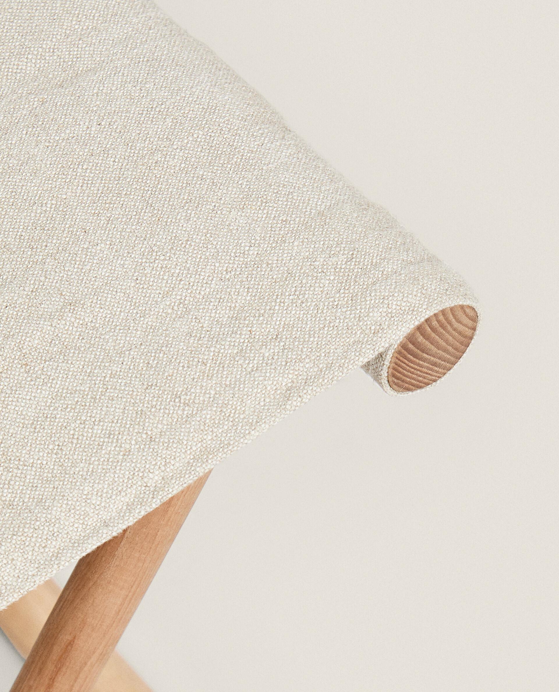 【美品】ZARA HOME　リネン アッシュ フォールディング スツール 4735307305201-a2.jpg?ts=