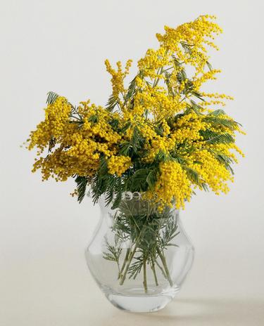 BUBBLED GLASS VASE